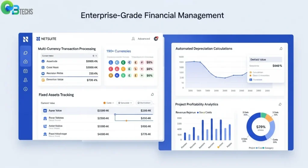 Advanced Financial Management in NetSuite vs QuickBooks