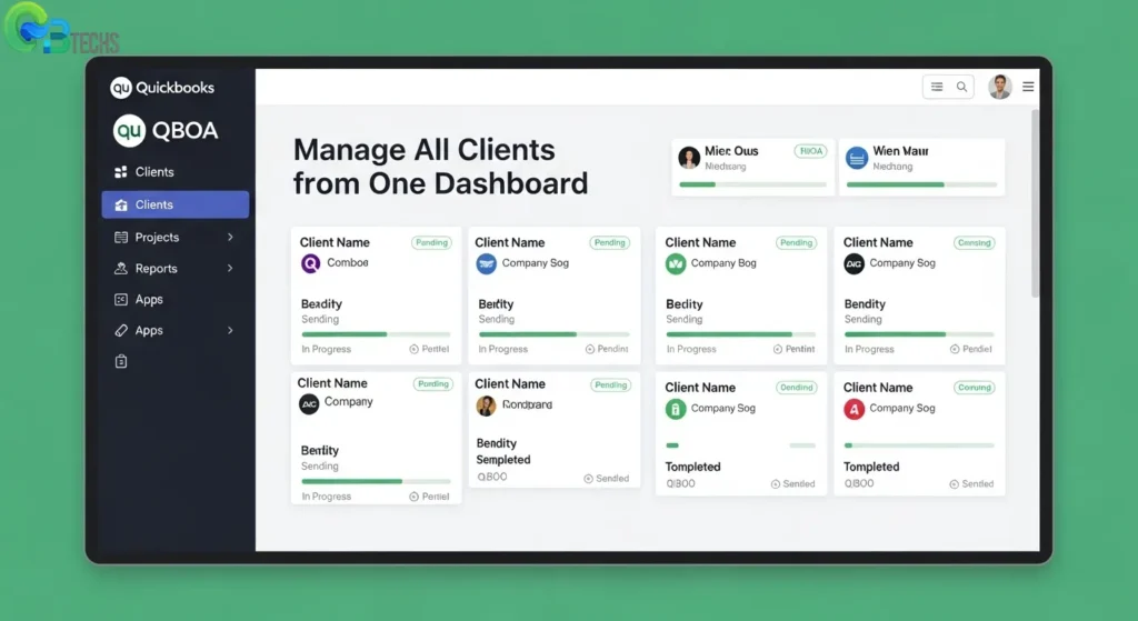 Centralized Client and Project Management QBOA