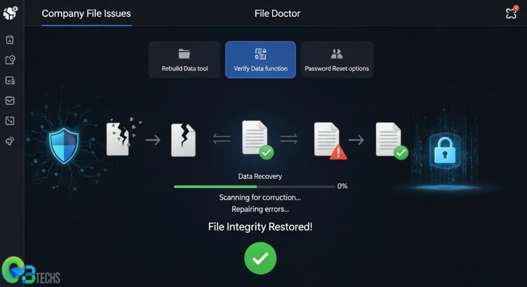 Repairing Files and Recovering Data QuickBooks Tool Hub