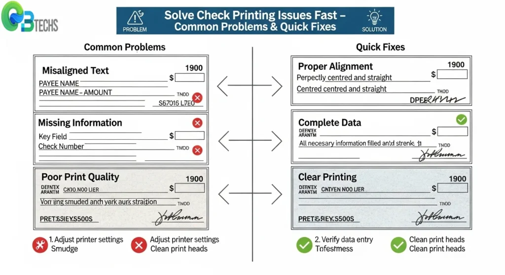 Troubleshooting Common Issues When Using QuickBooks Checks
