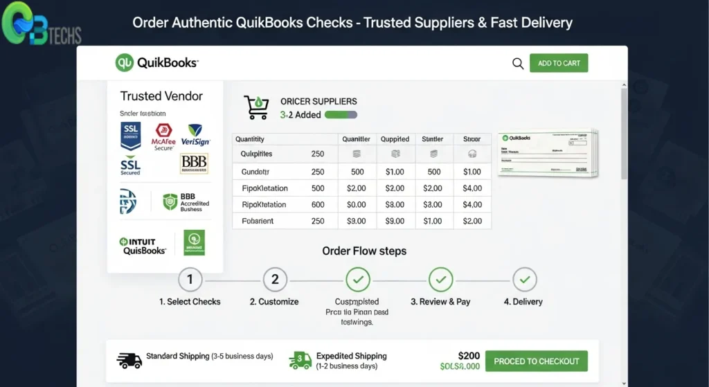 Where to Buy Reliable QuickBooks Checks QuickBooks Checks